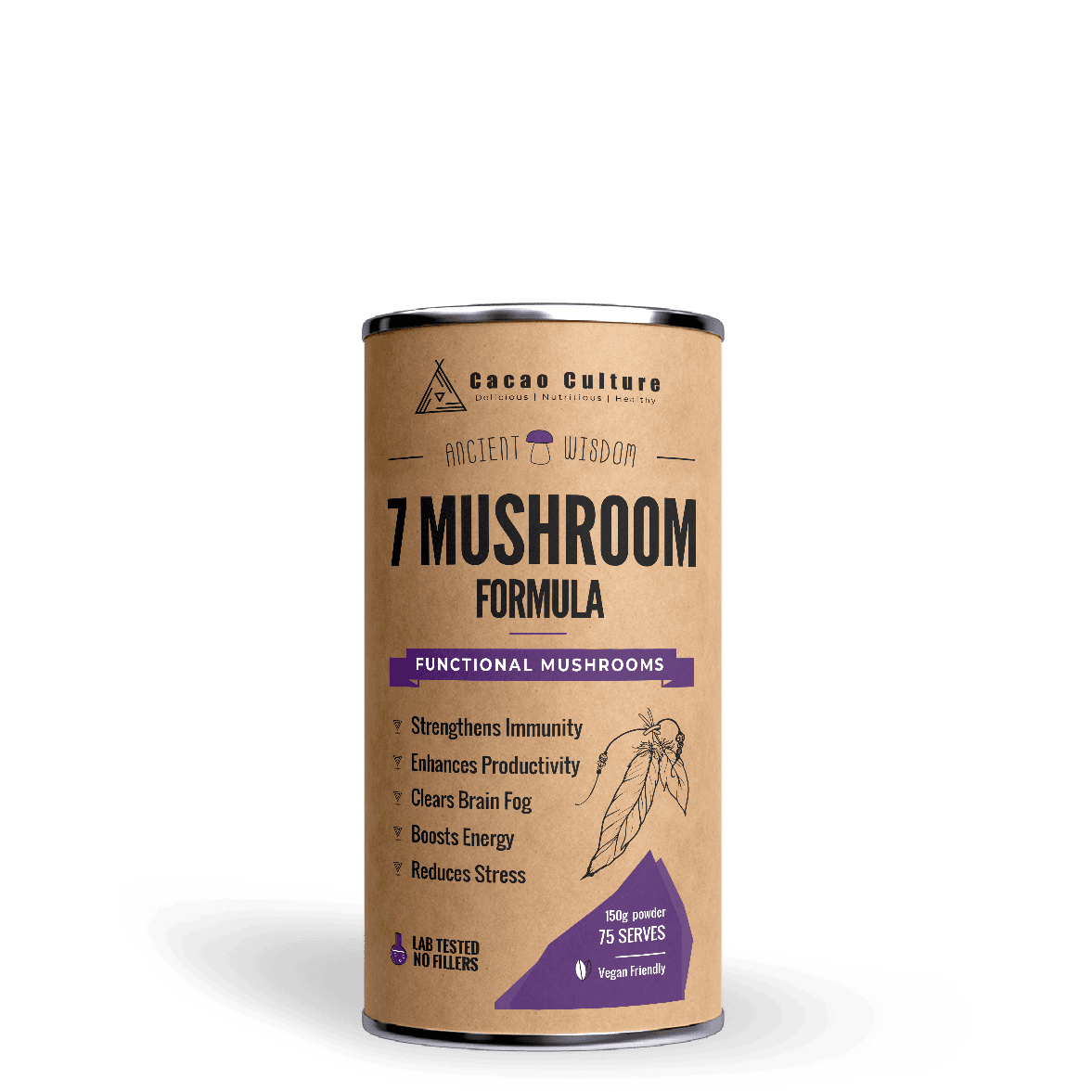 MENTAL CLARITY & RECOVERY - 7 Mushroom Formula