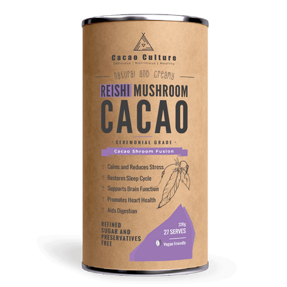 RELAX & BETTER SLEEP - Reishi Ceremonial Cacao Mushroom Fusion