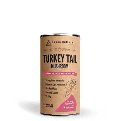 IMMUNITY & GUT HEALTH - Turkey Tail Mushroom Powder